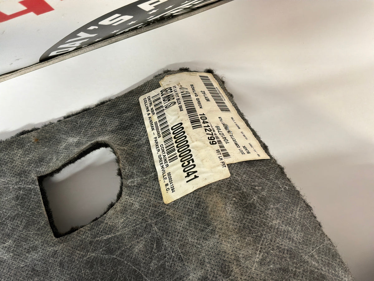 2002 Chevy C5 Corvette Convertible LH Driver Front Floor Carpet OEM