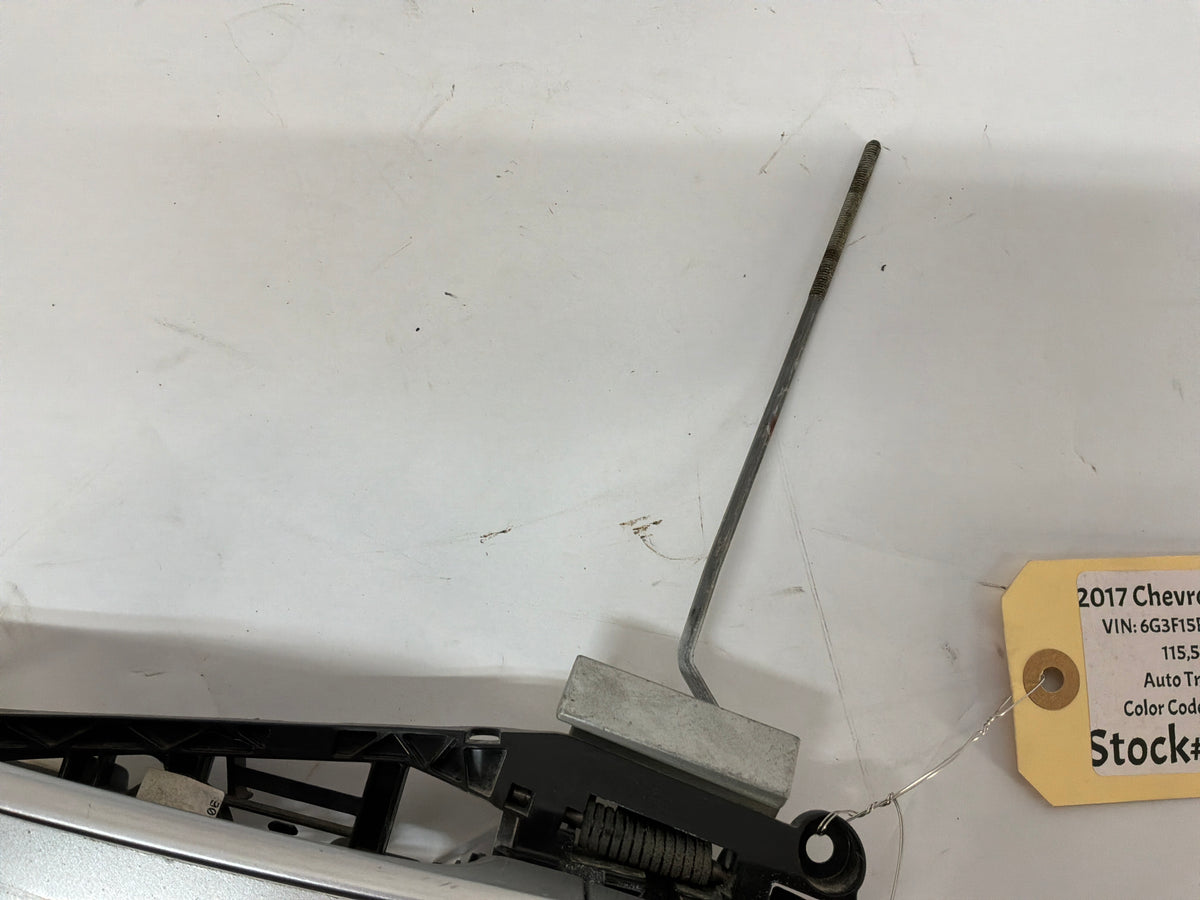 2017 Chevy SS Sedan LH Driver Rear Exterior Door Handle Silver OEM