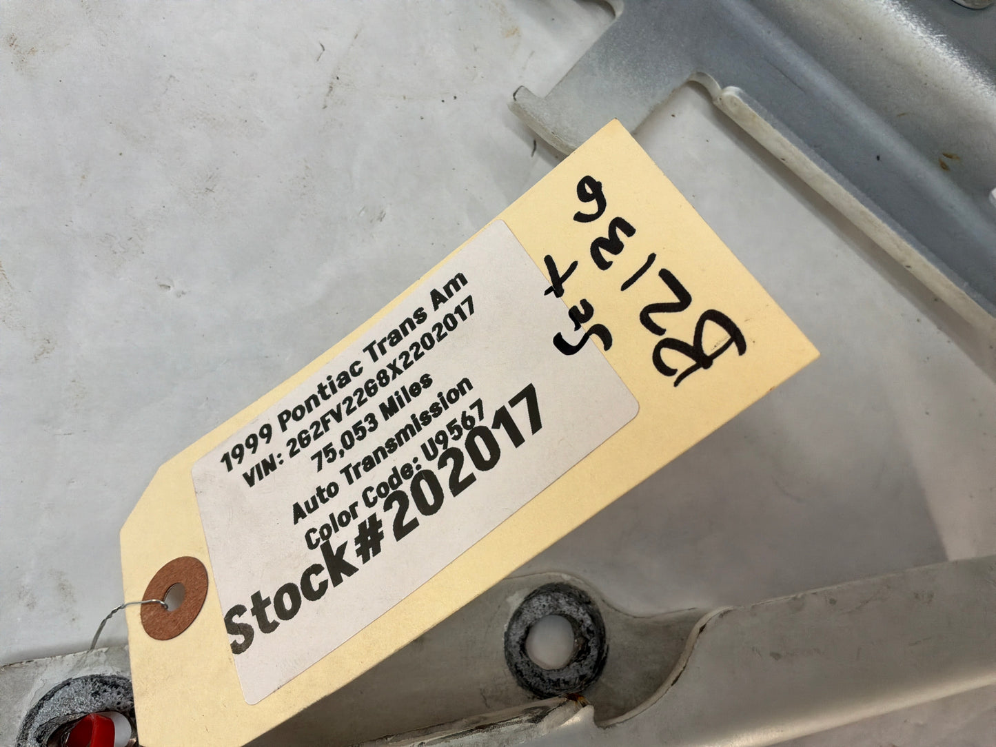1999 Pontiac Trans Am WS6 RH & LH Hood Hinges OEM