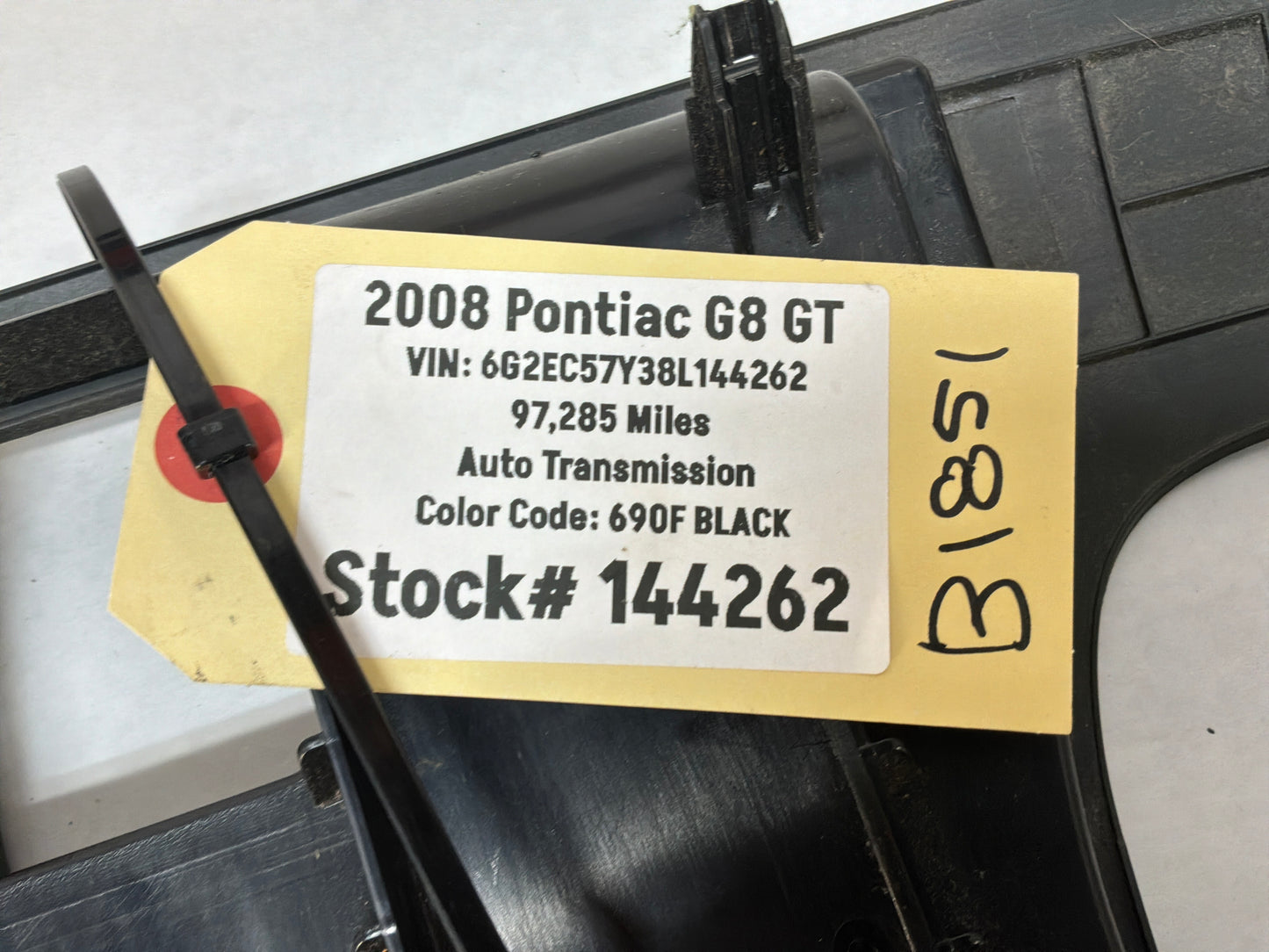 2008 Pontiac G8 GT LH Driver Knee Bolster Lower Dash Column Cover Trim Panel OEM