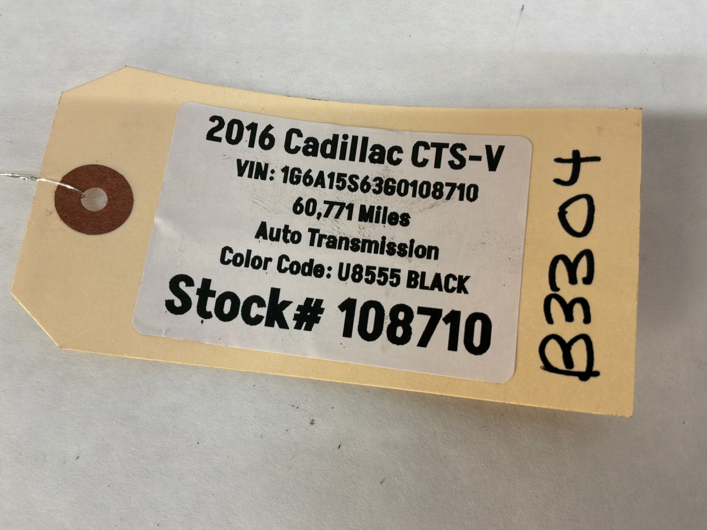 2016 Cadillac CTS-V Fuel Tank Pump Hose Line OEM