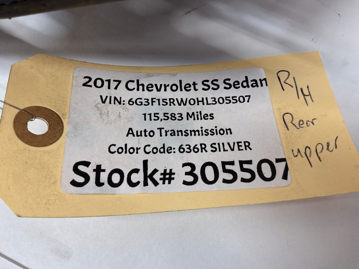 2017 Chevy SS Sedan RH Passenger Rear Strut Plate Top Hat OEM