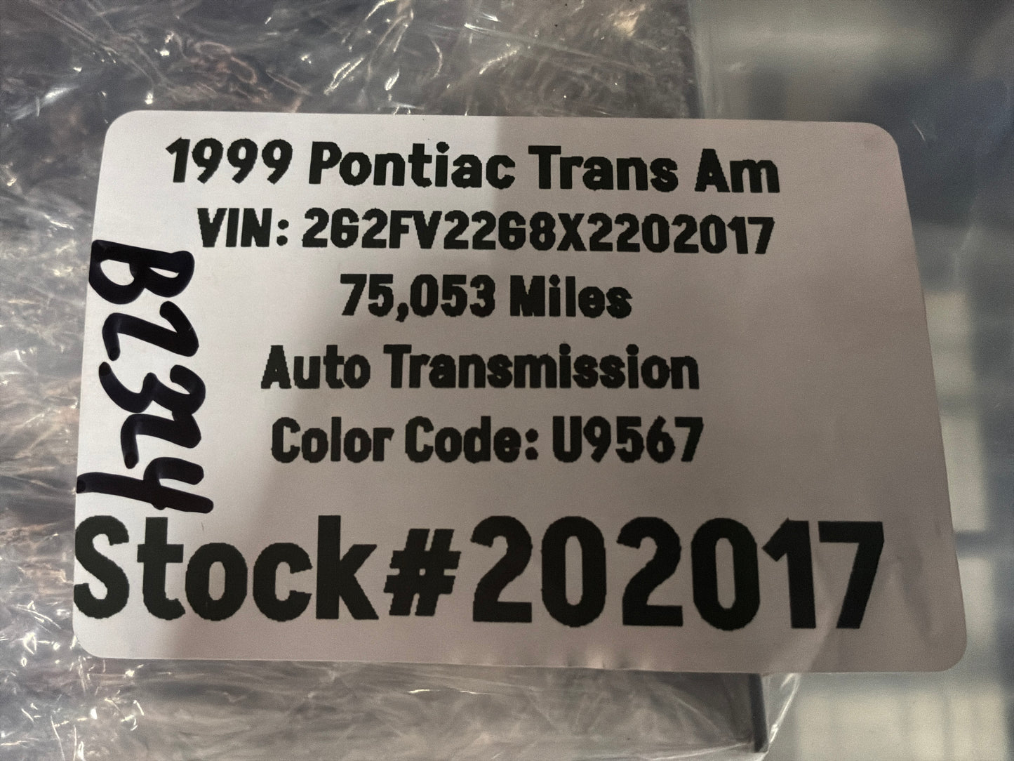 1999 Pontiac Trans Am WS6 Firebird Engine Motor Bay Chrome Dress Up Kit