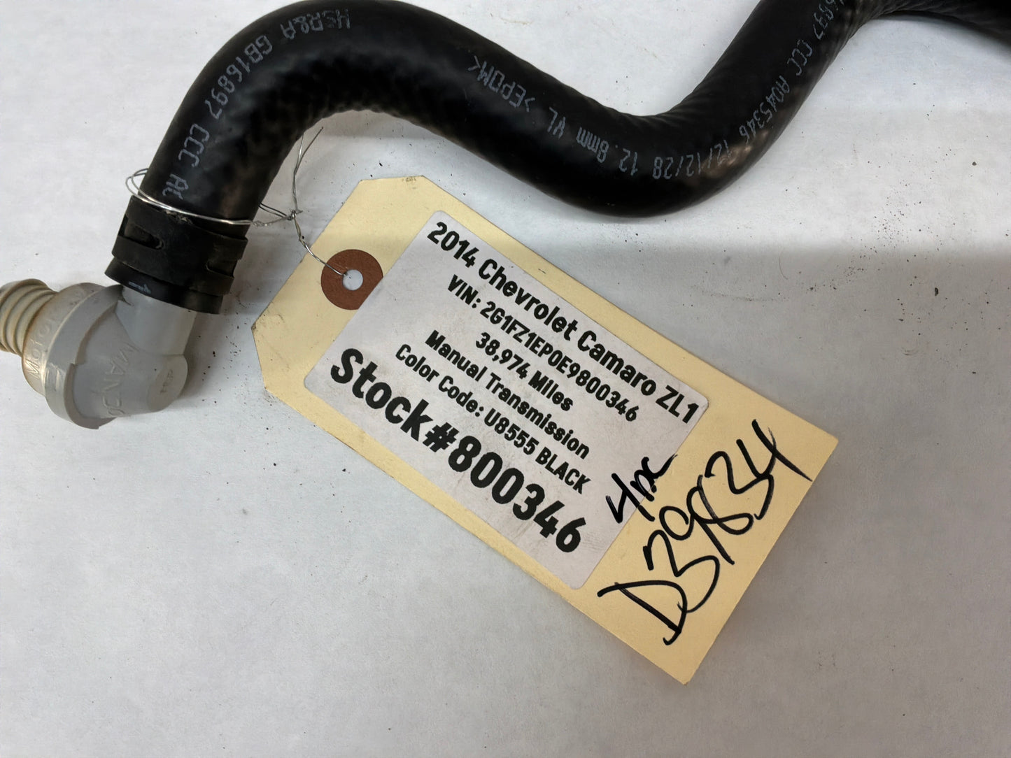 2014 Chevy Camaro ZL1 Supercharger PCV EVAP Vacuum Boost Lines Hoses Tubes Pipes OEM