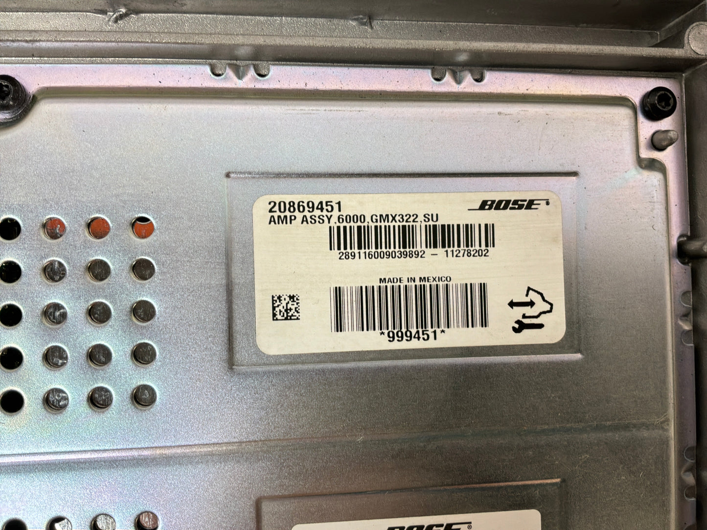 Amplifier - Day's Parts Yard