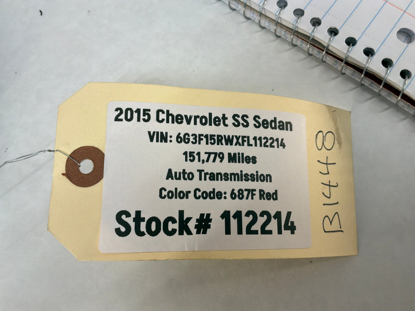 2015 Chevy SS Sedan Instrumental Dash Panel Suede Trim Engine Start Button OEM