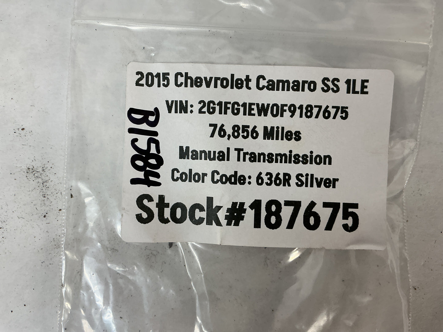 2015 Chevrolet Camaro SS 1LE Rear Bumper Reverse Back Up Parking Alarm Sensors OEM