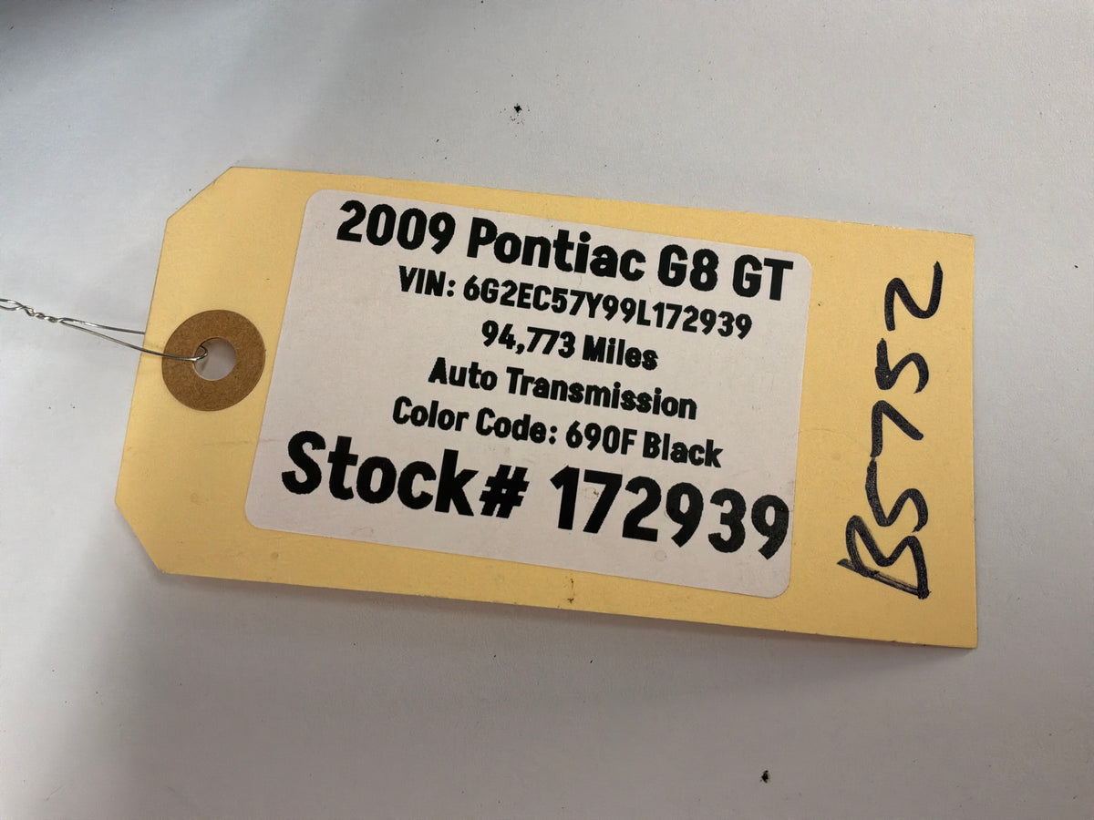 2009 Pontiac G8 GT LH Driver Knee Bolster Lower Dash Column Cover Trim Panel OEM - Day's Parts Yard