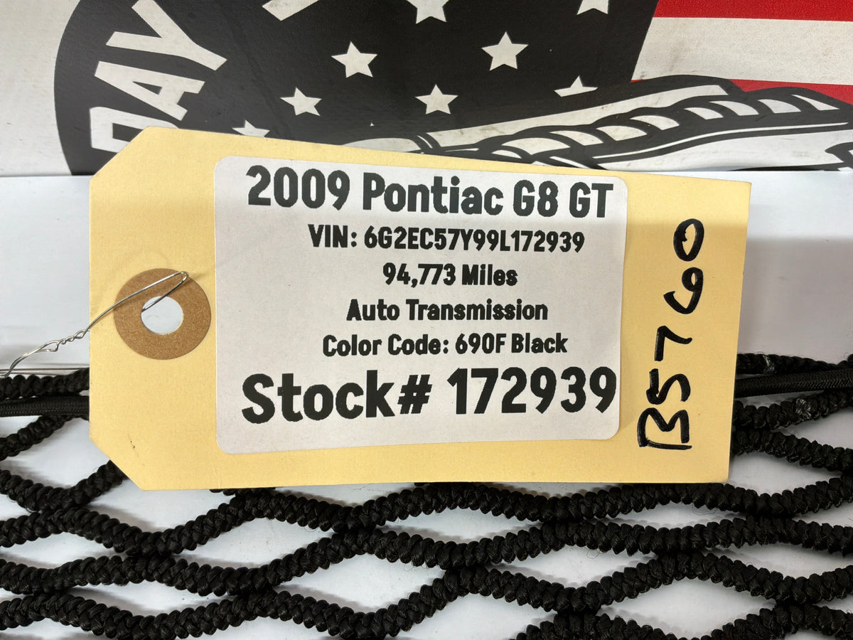 2009 Pontiac G8 GT Cargo Net OEM - Day's Parts Yard