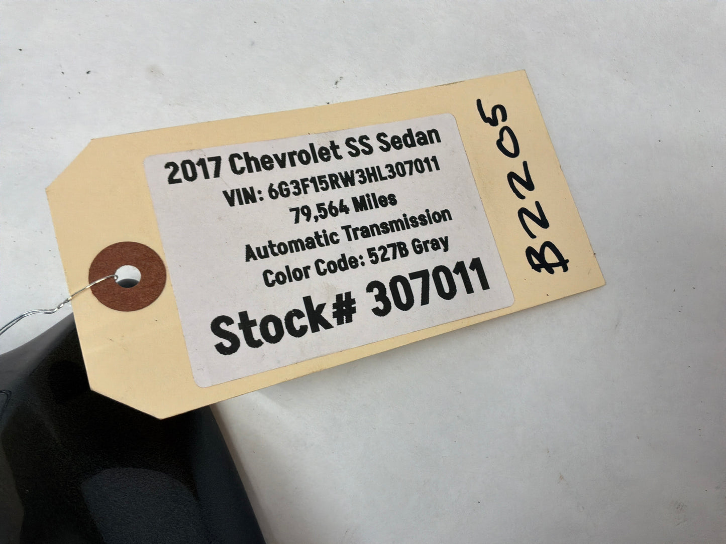 2017 Chevy SS Sedan Shark Fin Roof Antenna Gray OEM