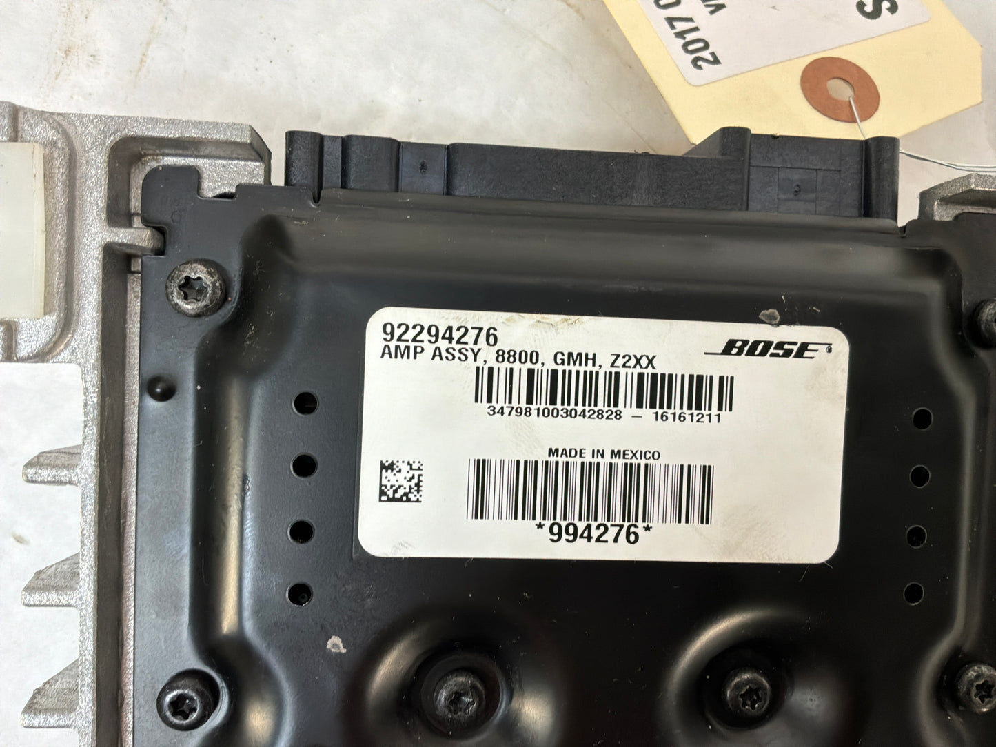 2017 Chevy SS Sedan Bose Stereo Radio Speaker Amplifier OEM