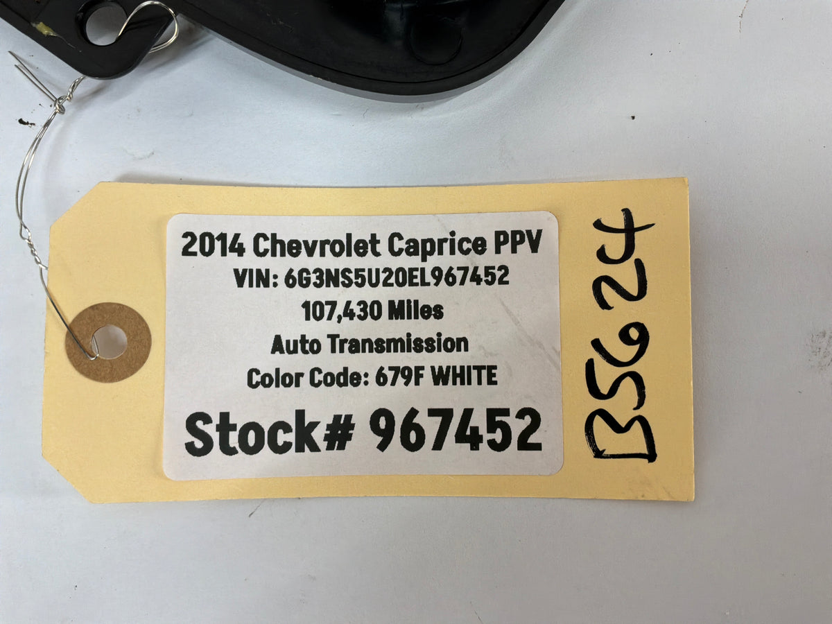 2014 Chevy Caprice PPV Over Head Console Dome Light Frame Bracket Brace Bezel OEM