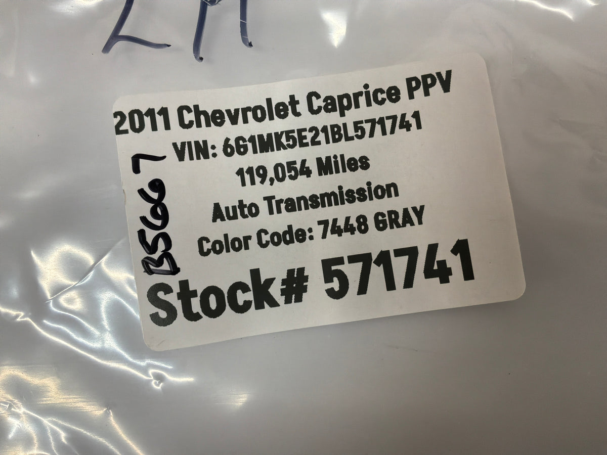2011 Chevy Caprice PPV LH Driver Interior Mirror Cover Trim OEM