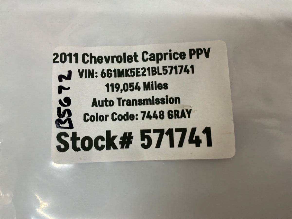 2011 Chevy Caprice PPV Center Dash Radio Bezel Speaker Cover Grille OEM