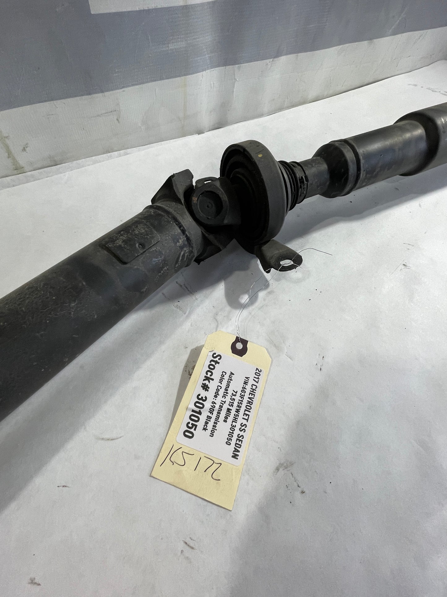 2017 Chevrolet SS Sedan Drive Shaft Driveshaft OEM - Day's Parts Yard