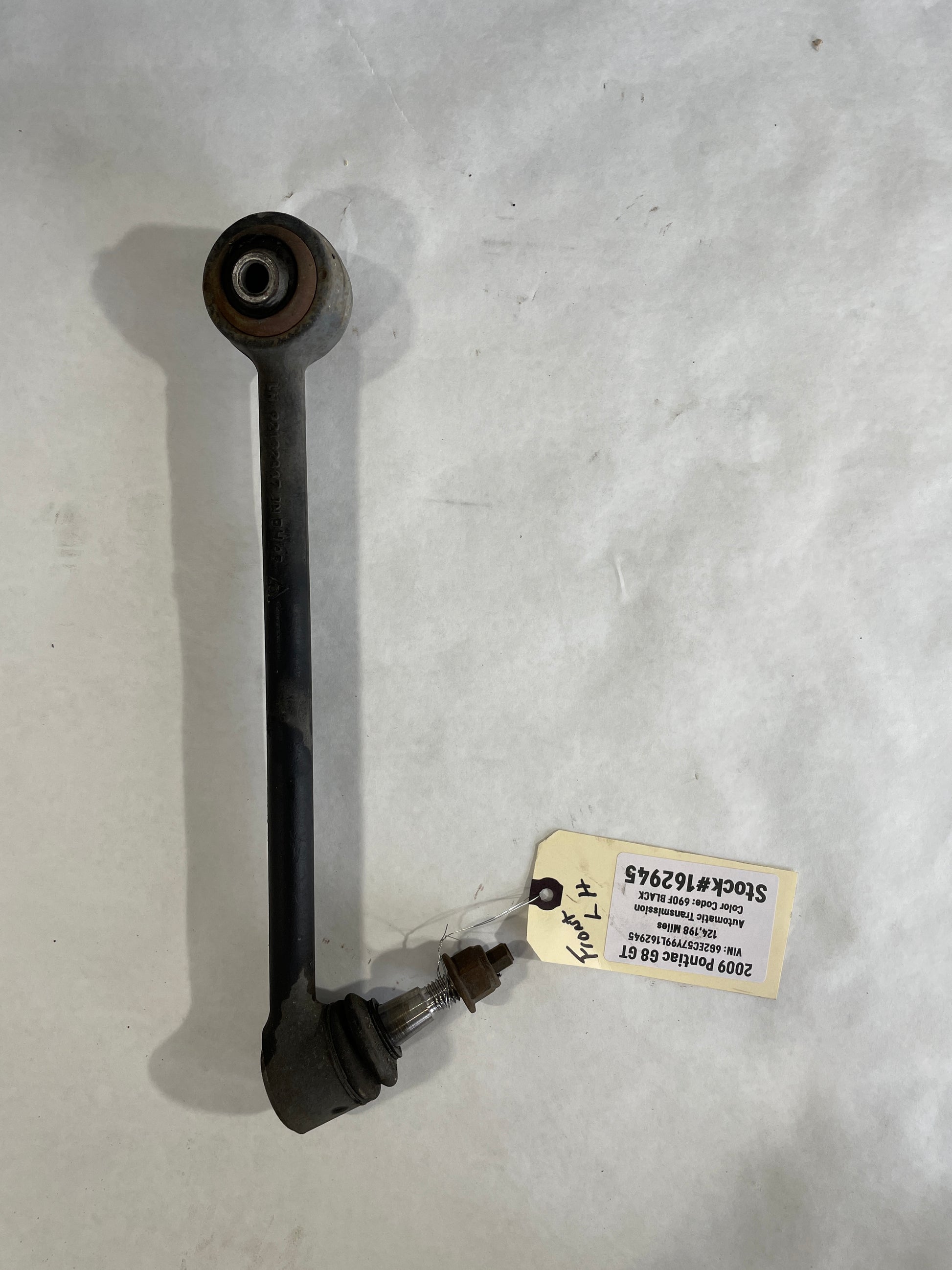 2009 Pontiac G8 GT Front LH Driver Lower Control Arm - Day's Parts Yard