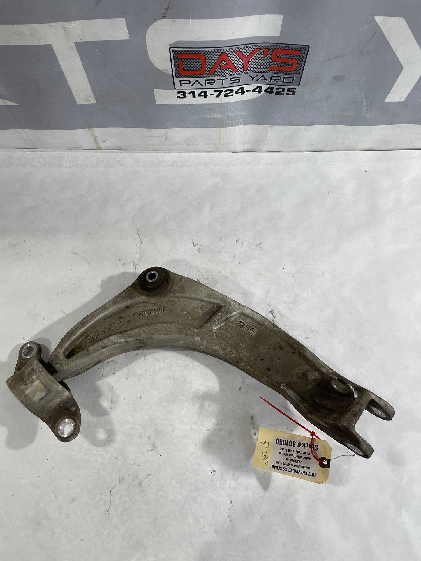 2017 Chevrolet SS Sedan RH Passenger Rear Upper Control Arm OEM - Day's Parts Yard