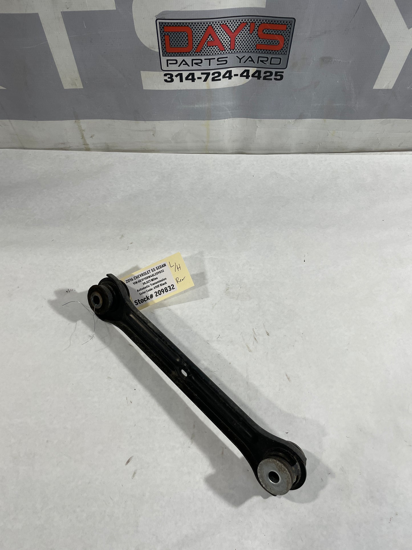 2016 Chevrolet SS Sedan LH Driver Rear Trailing Control Drag Link Arm OEM - Day's Parts Yard