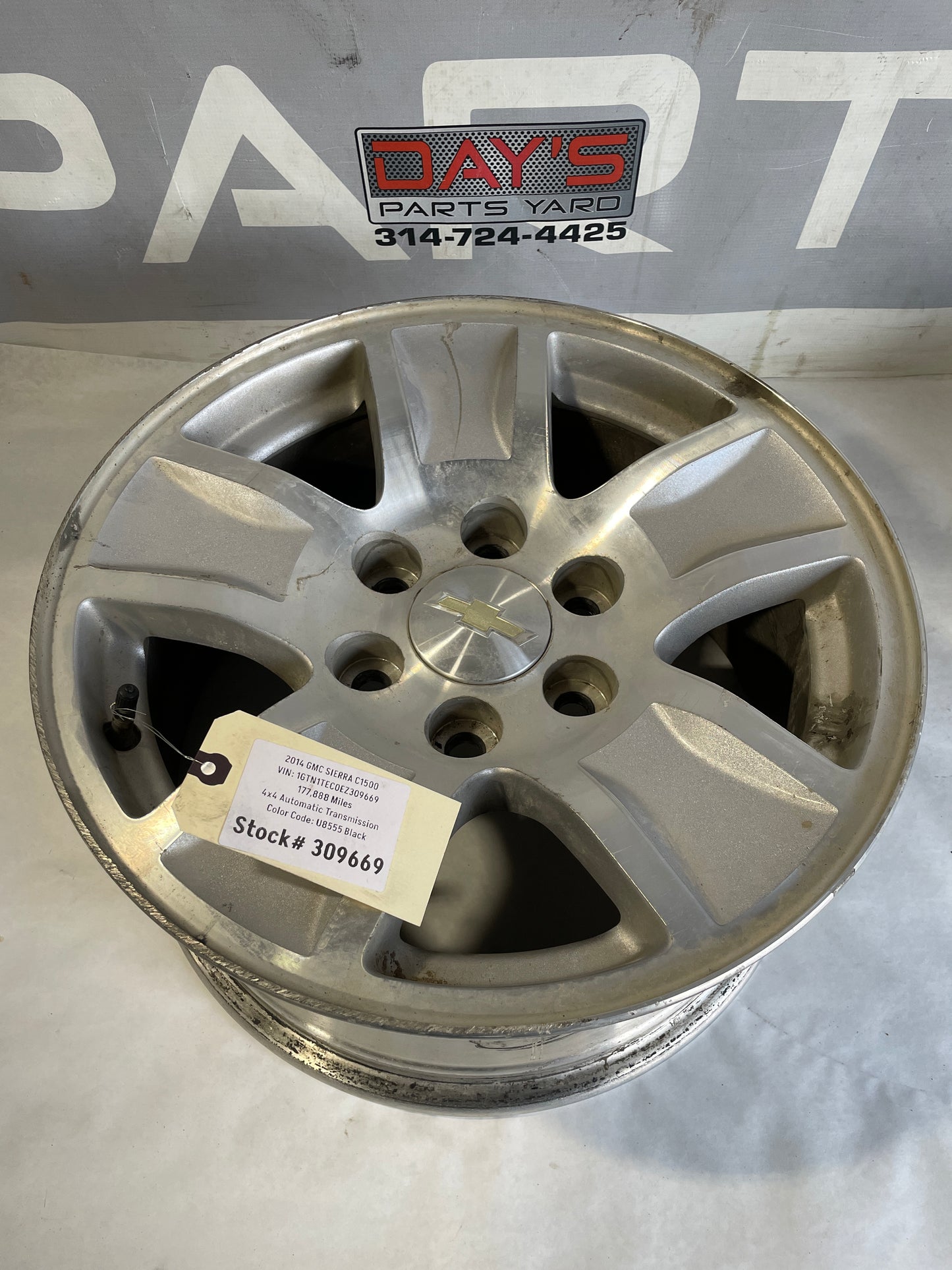 2014 GMC Sierra C1500 17" Factory Wheel OEM - Day's Parts Yard