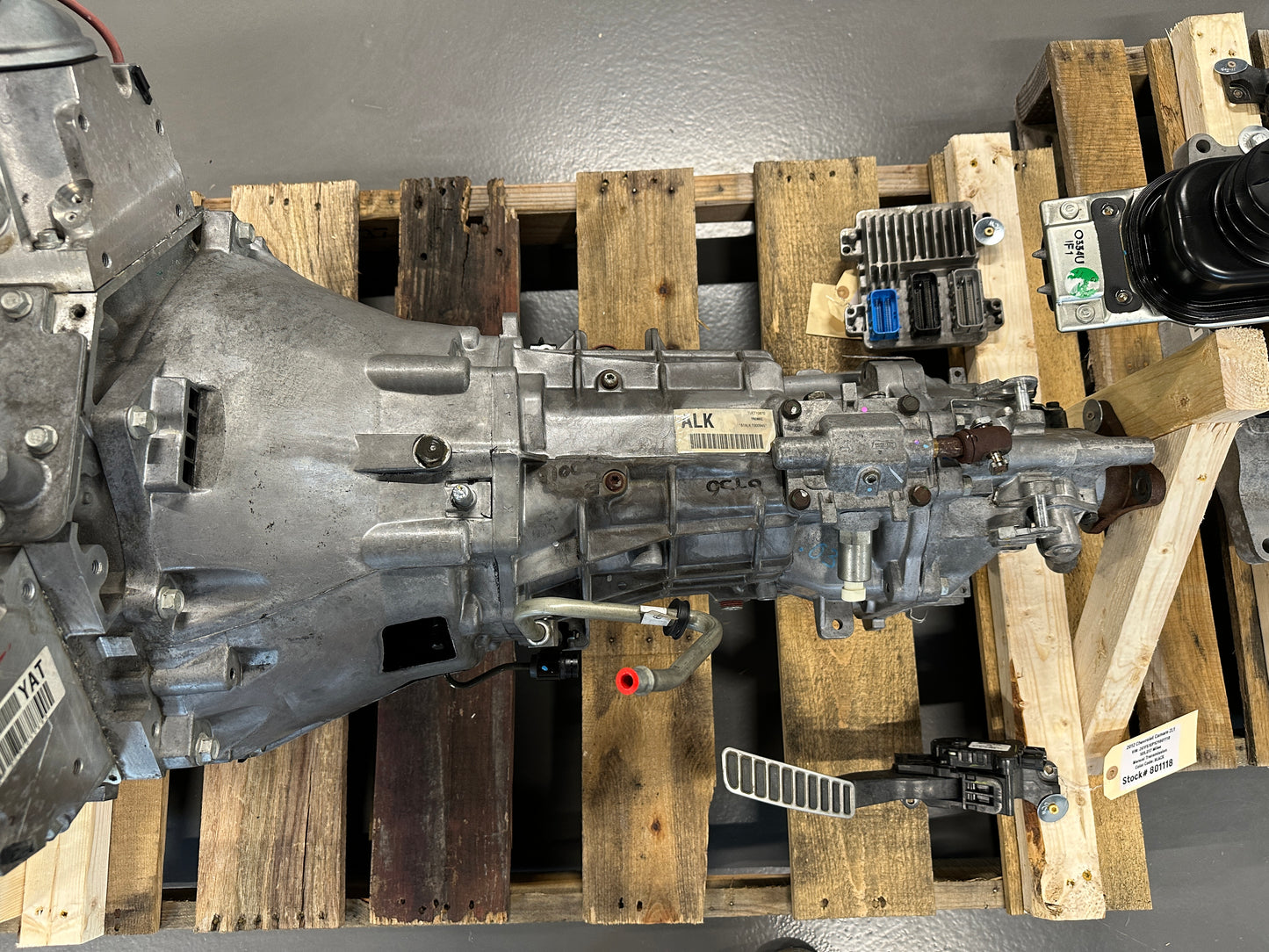 LSA 6.2L Engine TR6060 Manual Transmission Drivetrain Pullout Supercharged 580hp - Day's Parts Yard