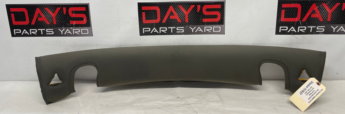 1999 Chevy Camaro Z28 SS Convertible Head Liner Headliner Upper Garnish Grey Gray OEM - Day's Parts Yard