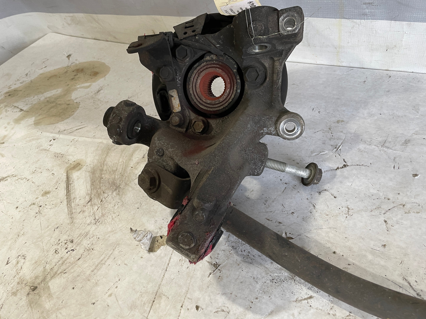 2004 Cadillac CTS-V Rear LH Driver Knuckle Spindle Hub w/ Control Arm OEM - Day's Parts Yard