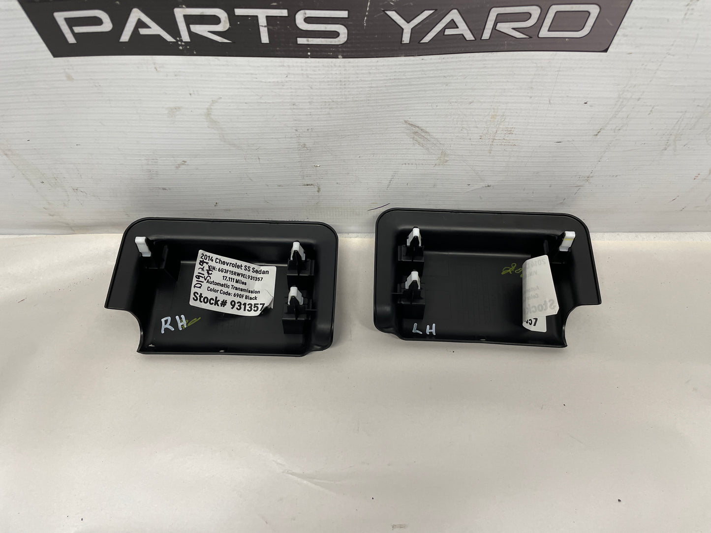 2014 Chevy SS Sedan Seat Plug Connector Wire Covers OEM - Day's Parts Yard