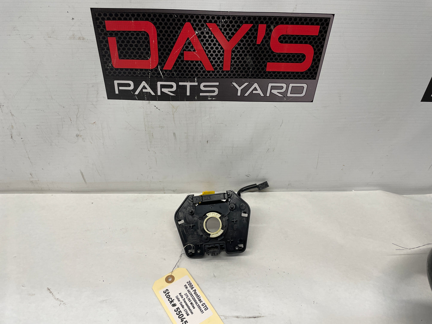 2006 Pontiac GTO Steering Wheel Clock Spring Coil OEM - Day's Parts Yard