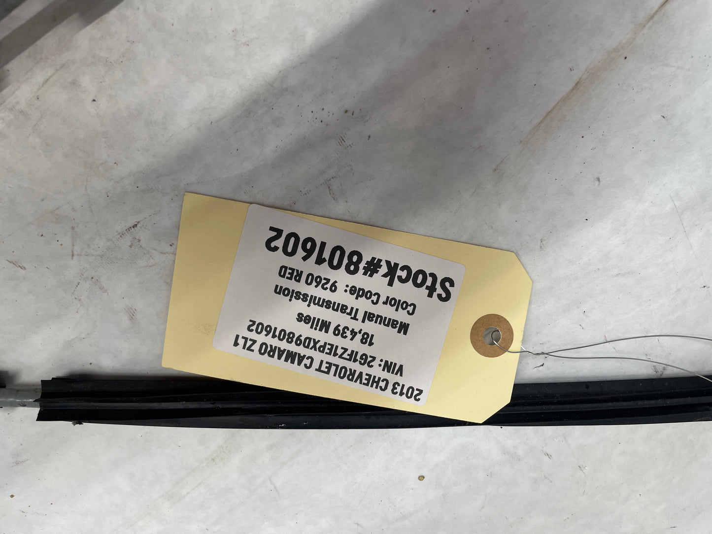 2013 Chevy Camaro ZL1 RH Passenger Front Window Regulator w/ Motor OEM - Day's Parts Yard