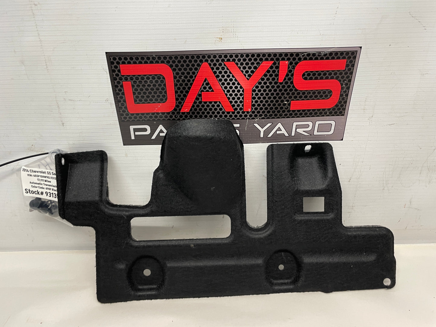 2014 Chevy SS Sedan Lower Insulator Dash Trim Piece Panel OEM - Day's Parts Yard