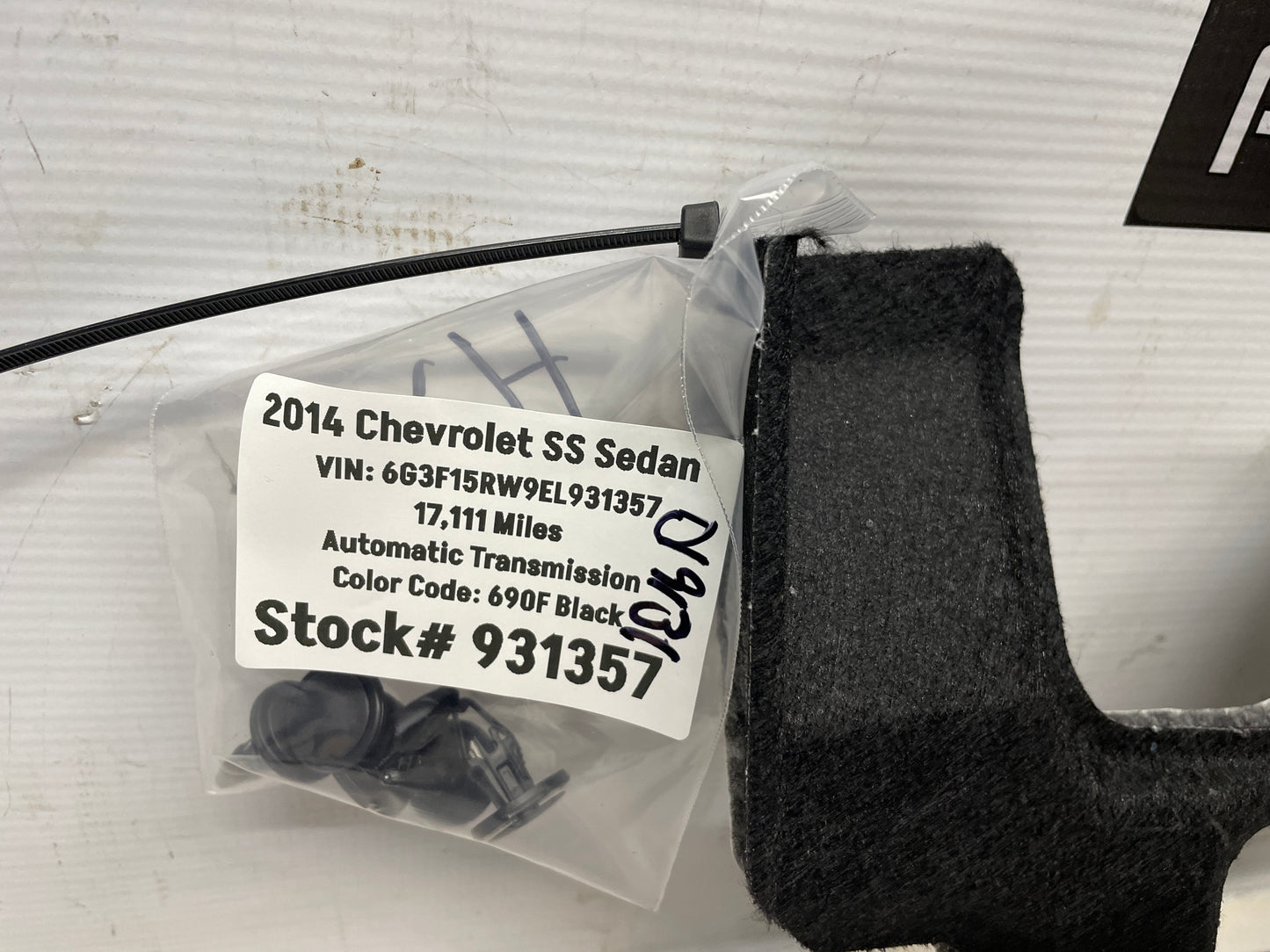 2014 Chevy SS Sedan Lower Insulator Dash Trim Piece Panel OEM - Day's Parts Yard