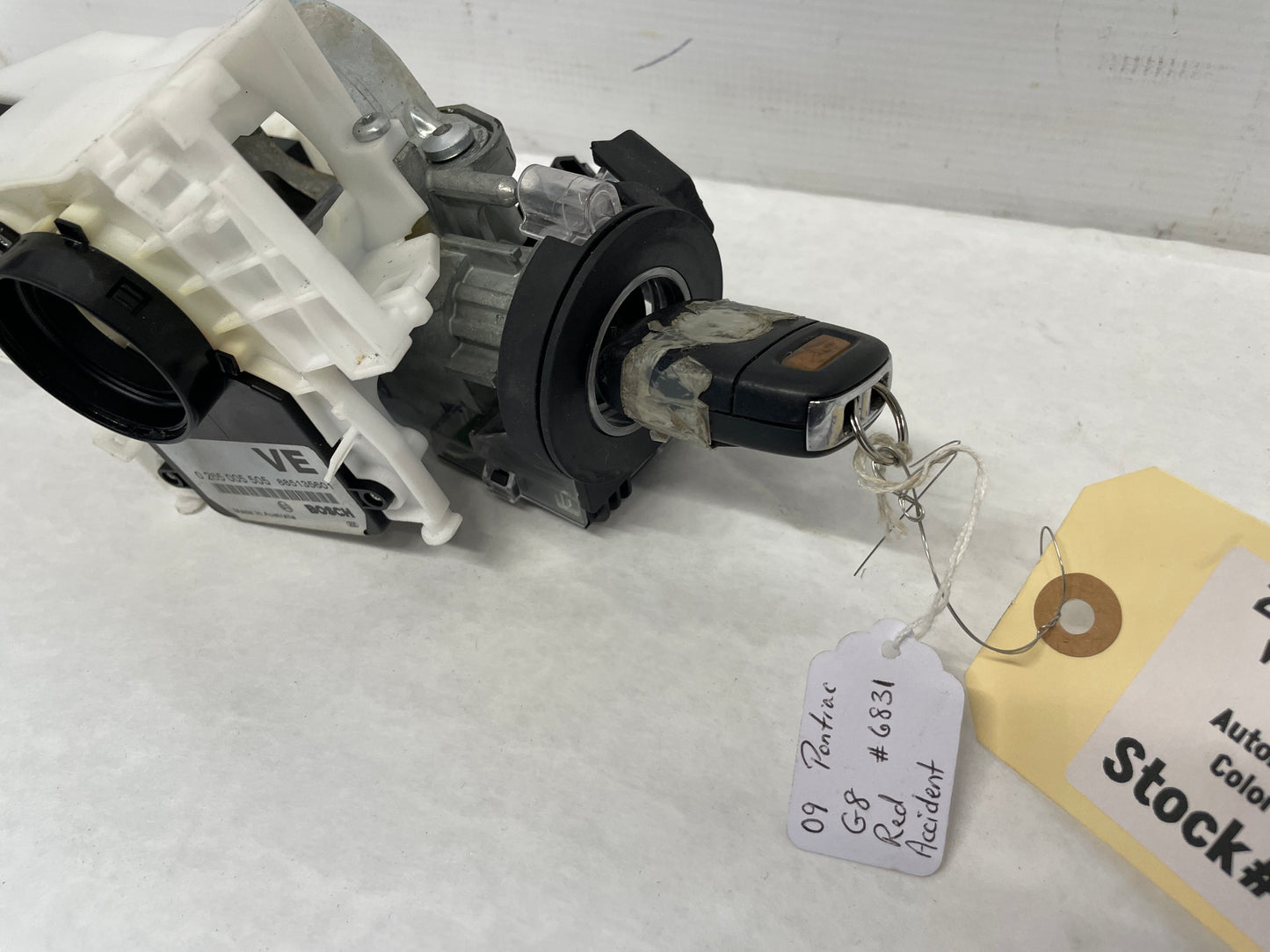 2009 Pontiac G8 GT Steering Column Ignition w/ Key & Wiper Controls Arm OEM