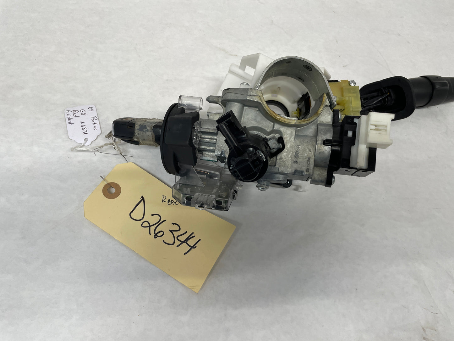 2009 Pontiac G8 GT Steering Column Ignition w/ Key & Wiper Controls Arm OEM