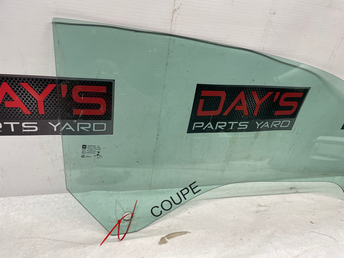 2013 Chevy Camaro ZL1 RH Passenger Door Window Glass OEM - Day's Parts Yard