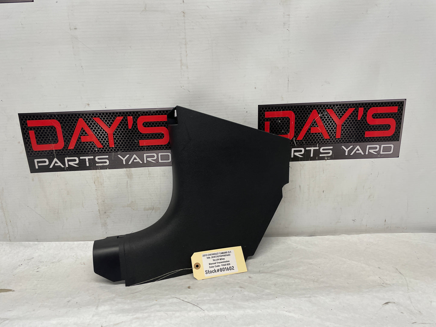 2013 Chevy Camaro ZL1 LH Driver Kick Plate OEM - Day's Parts Yard