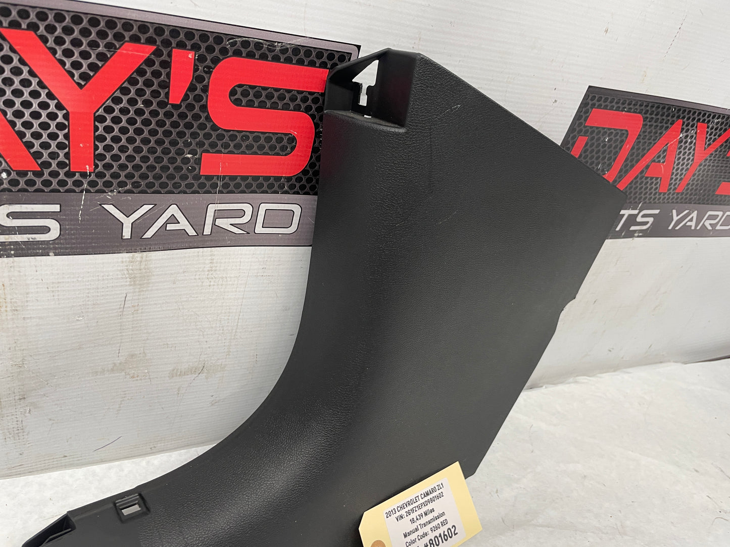 2013 Chevy Camaro ZL1 LH Driver Kick Plate OEM - Day's Parts Yard