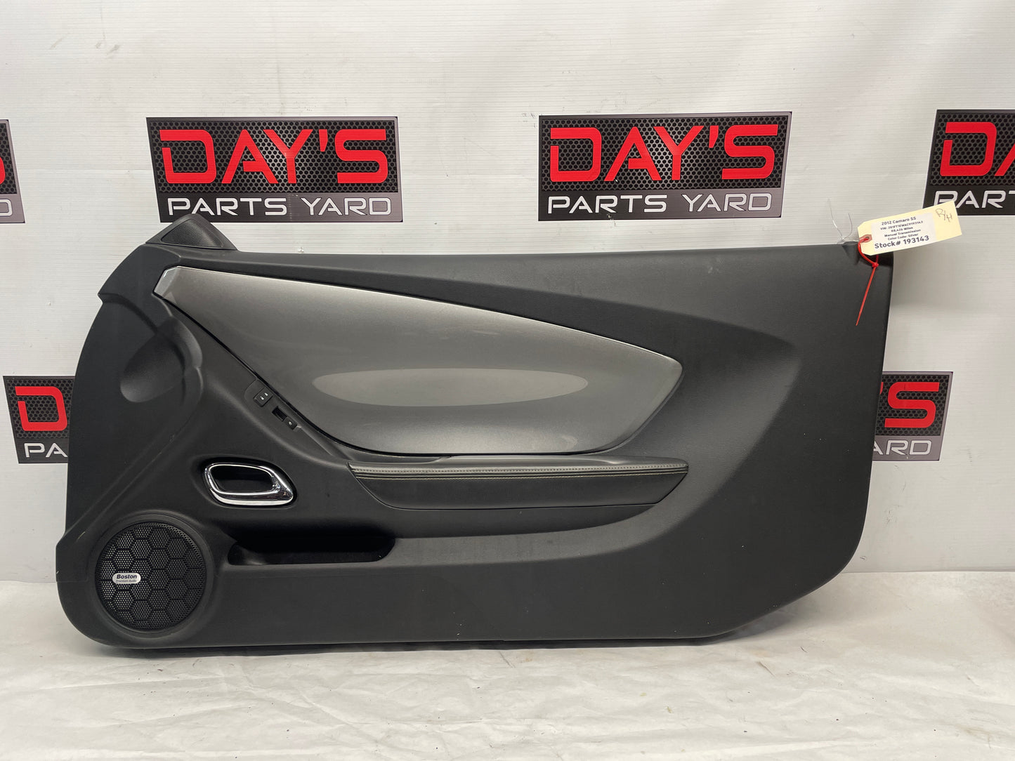 2012 Chevy Camaro SS RH Passenger Interior Door Panel Trim Molding OEM - Day's Parts Yard