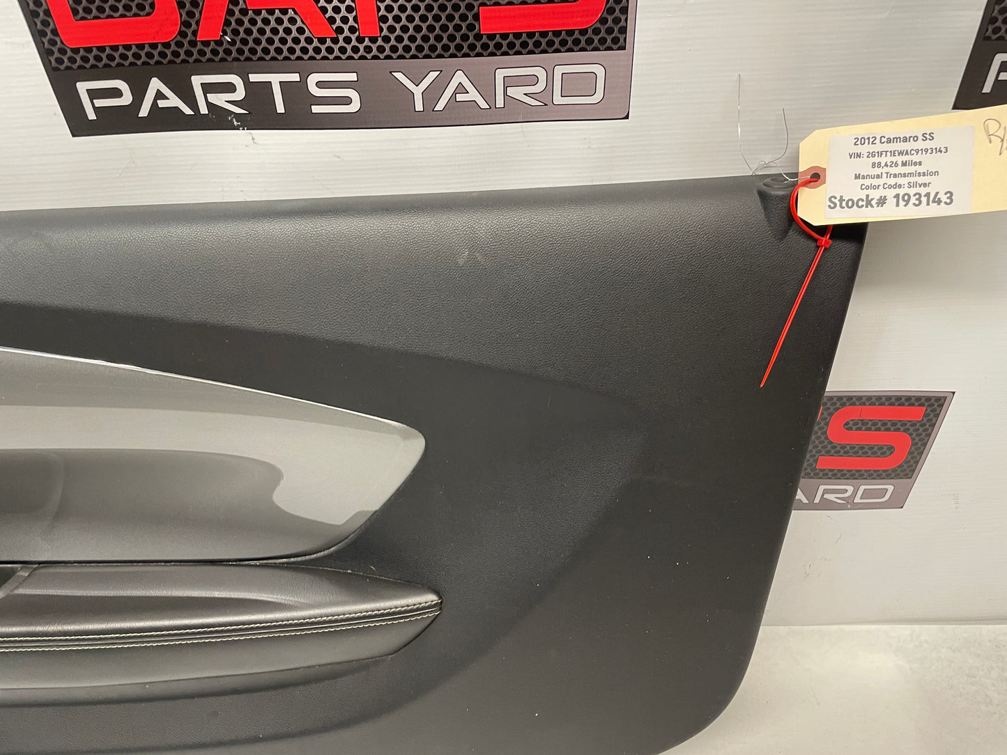 2012 Chevy Camaro SS RH Passenger Interior Door Panel Trim Molding OEM - Day's Parts Yard