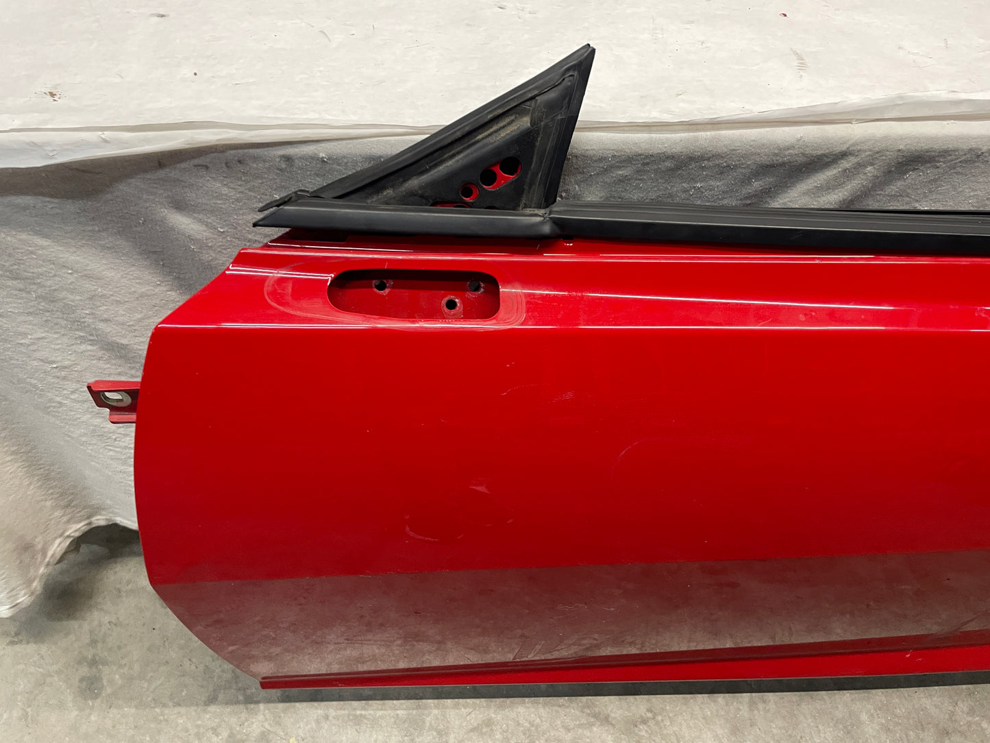 2013 Chevy Camaro ZL LH Driver Front Exterior Door Red OEM - Day's Parts Yard