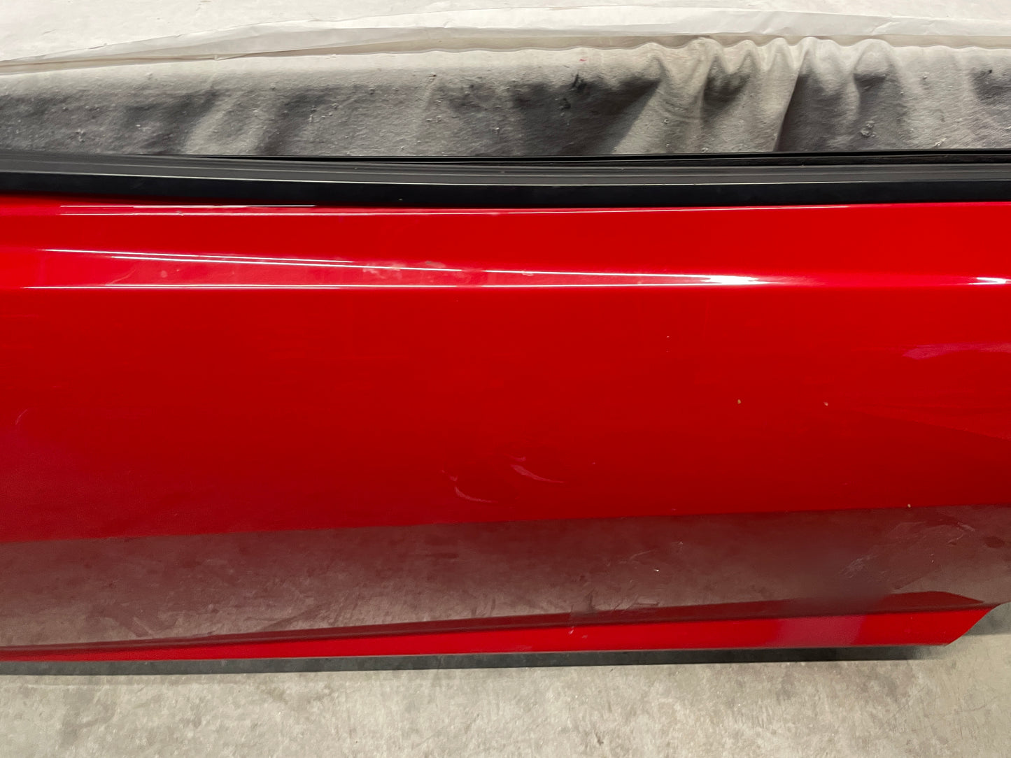 2013 Chevy Camaro ZL LH Driver Front Exterior Door Red OEM - Day's Parts Yard