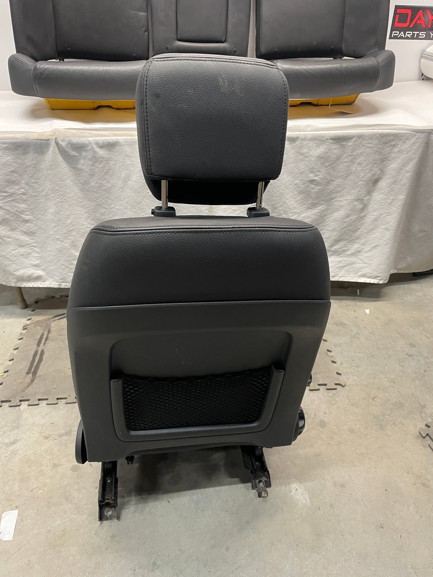 2009 Pontiac G8 GT Seats Fronts and Rears Black Leather OEM - Day's Parts Yard