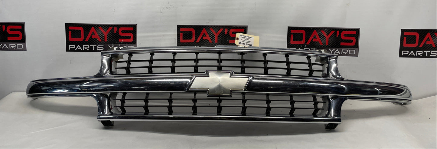 2003 Chevy Suburban Chrome Front Grille OEM - Day's Parts Yard