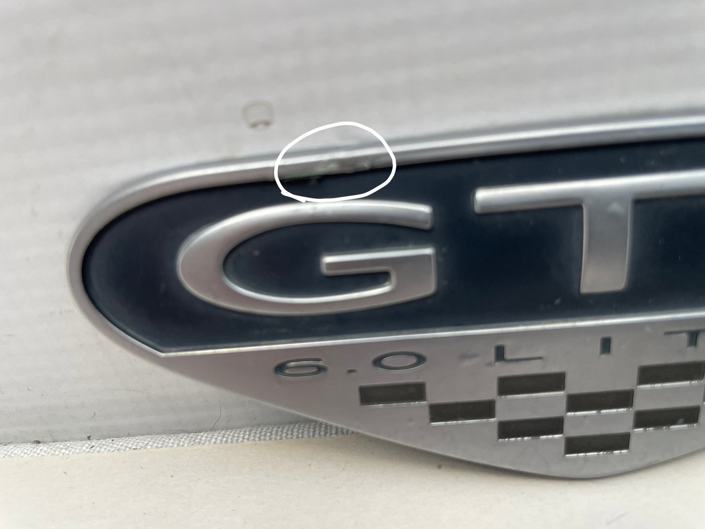 2005 Pontiac GTO Fender Emblem Badge OEM - Day's Parts Yard