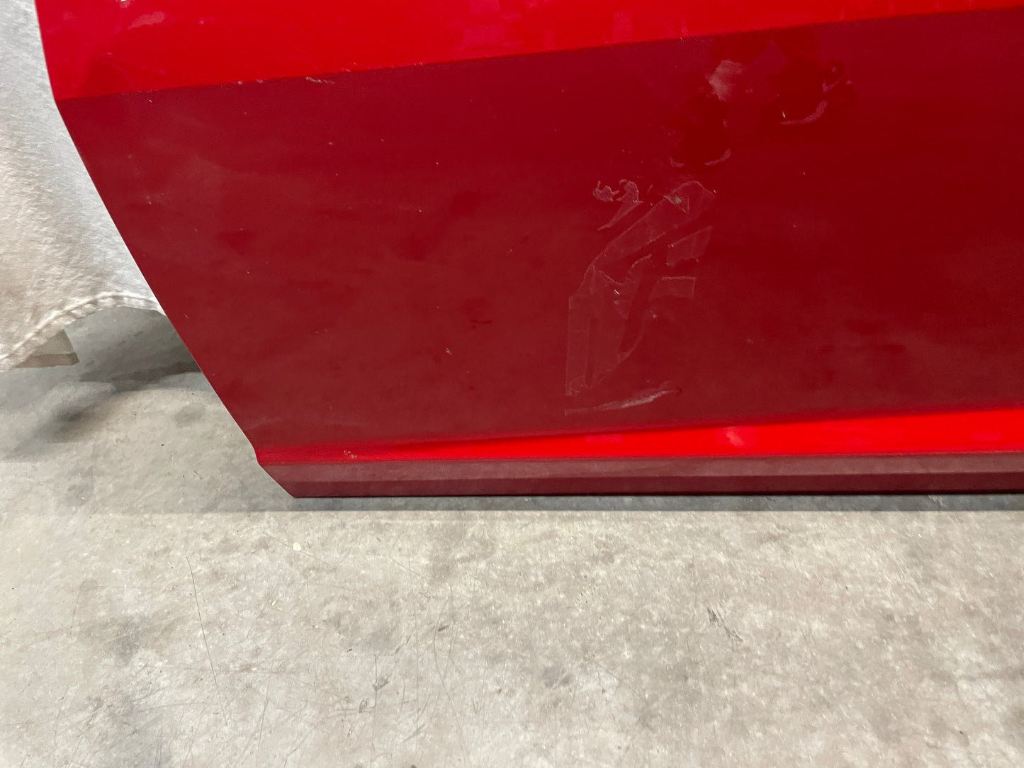 2013 Chevy Camaro ZL LH Driver Front Exterior Door Red OEM - Day's Parts Yard