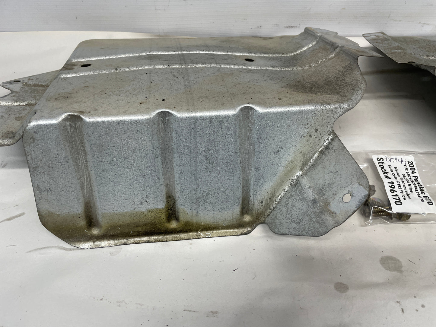 2004 Pontiac GTO RH & LH Exhaust Heat Shields OEM - Day's Parts Yard