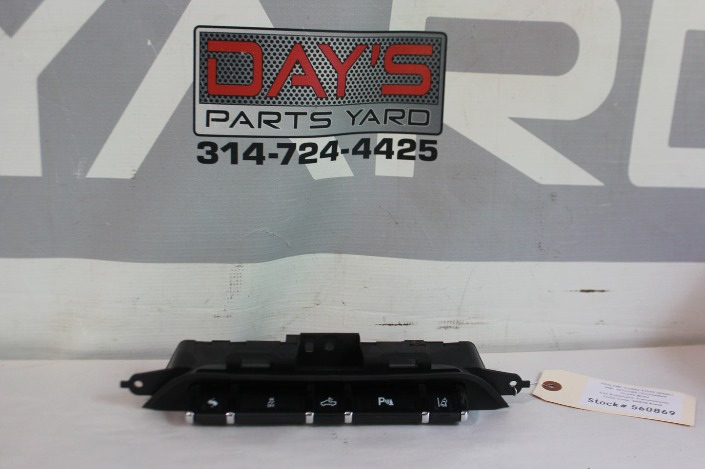 2014 GMC Sierra K1500 Denali Traction Control Cargo Light Pedal Exhaust Switch OEM - Day's Parts Yard