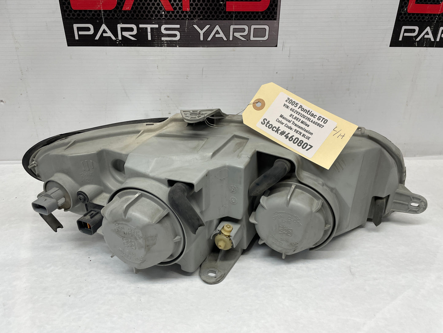 2005 Pontiac GTO LH Driver Head Light Headlight Lamp OEM - Day's Parts Yard