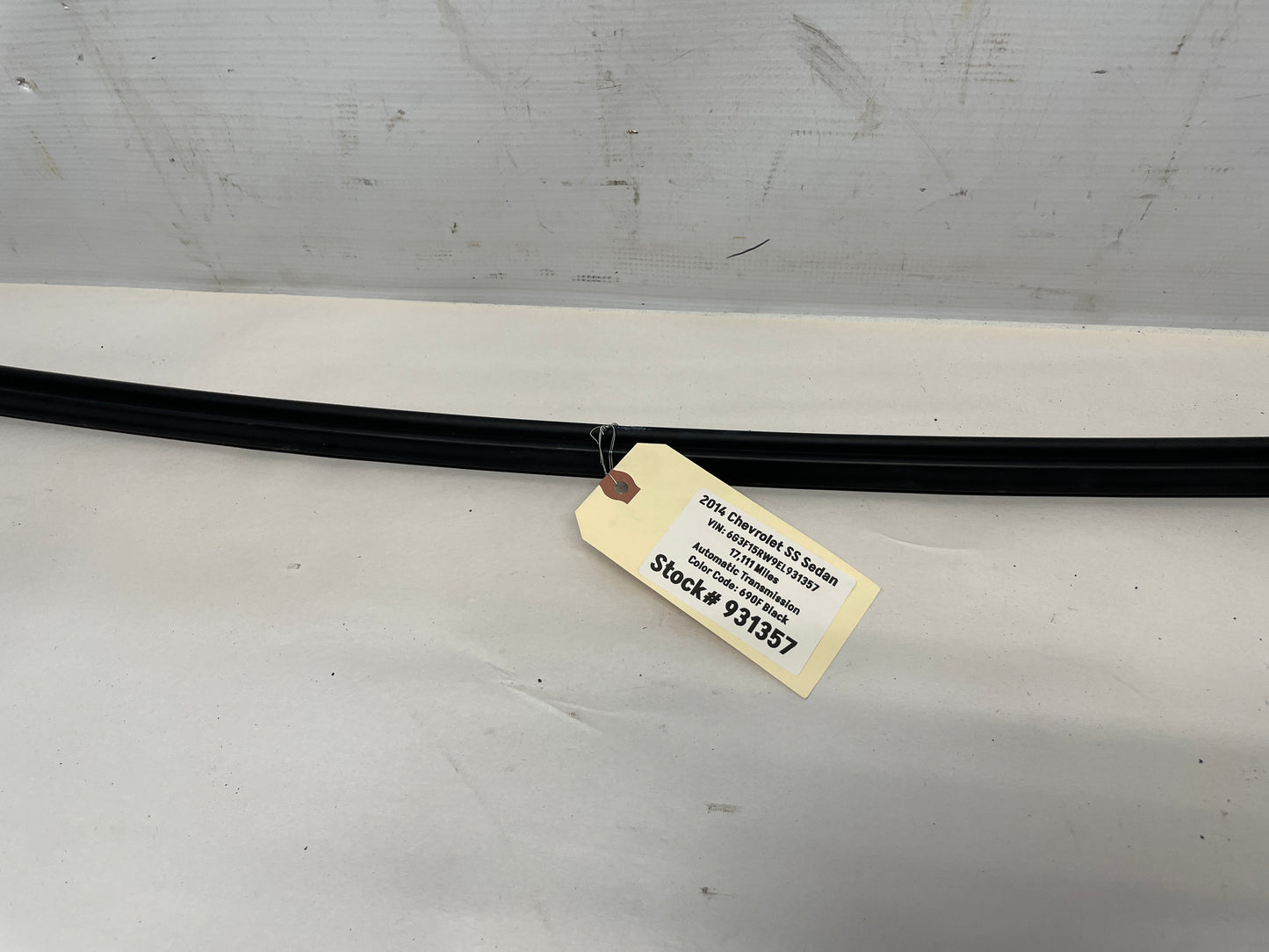 2014 Chevy SS Sedan Front Windshield Bottom Trim OEM - Day's Parts Yard