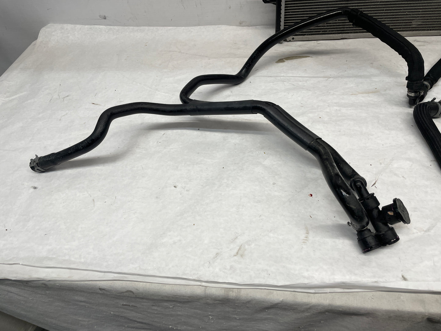 2013 Chevy Camaro ZL1 Supercharger Heat Exchanger Intercooler Pump Cooler Hoses Lines Assembly OEM - Day's Parts Yard