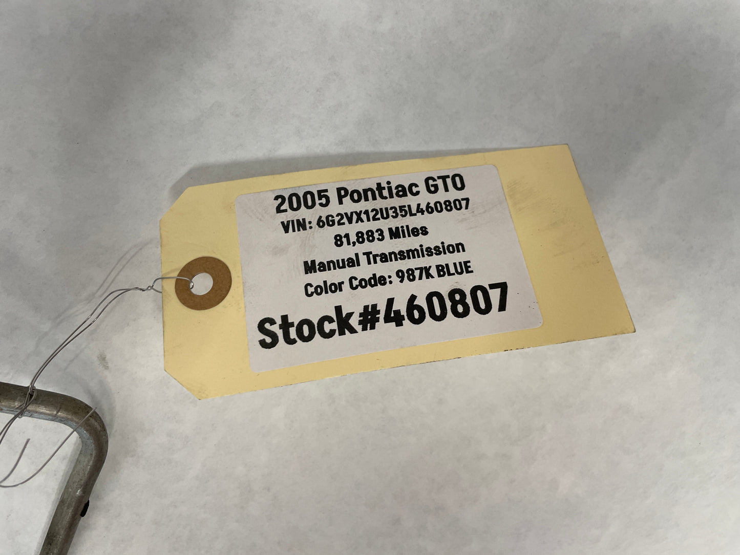 2005 Pontiac GTO AC A/C Air Conditioner Evaporator Line Hose Tube OEM - Day's Parts Yard